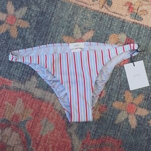 Onia Swim Ashley Bottom Striped Medium